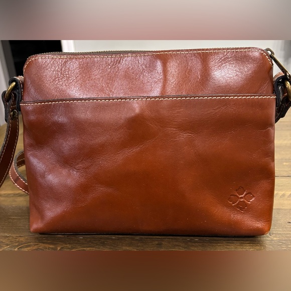 Patricia Nash Brown Leather Crossbody Bag - Picture 3 of 14